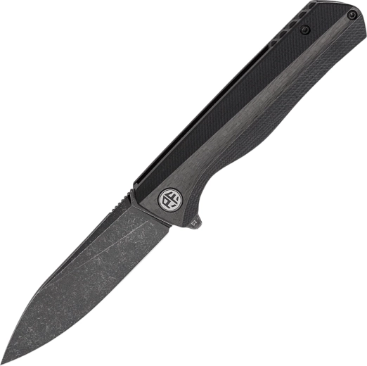 Petrified Fish Forward kabatas nazis 9 cm, Black Stonewash, G10 un oglekļa šķiedra