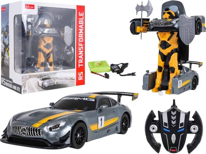 Remote-Controlled Car and Robot 2-in-1 Mercedes-AMG GT3 RASTAR