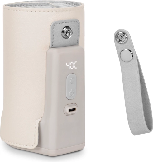 Bezvadu pudeļu sildītājs LIONELO Thermup Go Plus Beige Sand