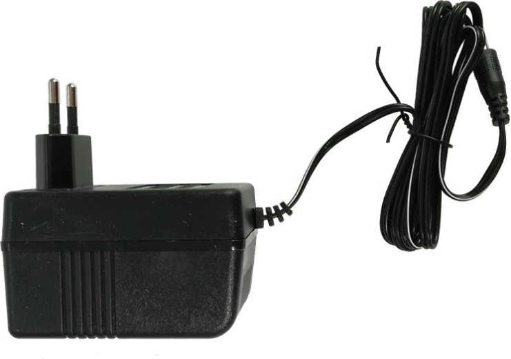 Praktisks DC kabelis ar barrel savienotāju