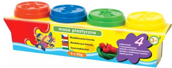 Modeling Clay – Set of 4 Tubs (4 Colors)