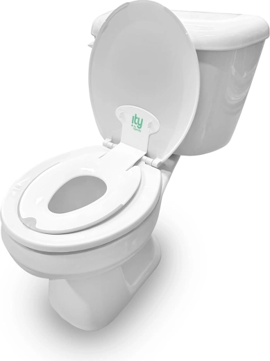 Ingenuity Flip & Sit toilet seat reducer white
