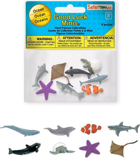 Safari Ltd. Okeāns Good Luck Minis funpack (8 figūriņas)