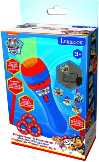 2 in 1: projector and practical LED flashlight
