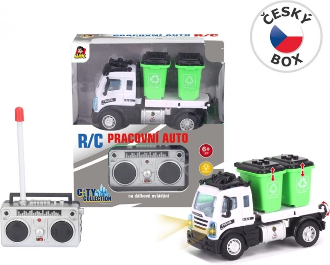 Remote Controlled Garbage Truck with Containers