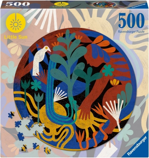 Puzle RAVENSBURGER 500 detaļas – Mazās saules: Pārmaiņa (apaļas)