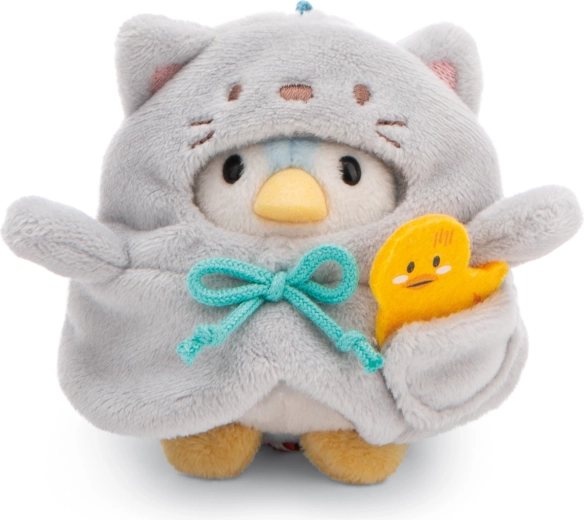 Nici MyMochi pingvīns Waddle 8 cm kaķa kostīmā ar pīlēnu – dāvanu komplekts