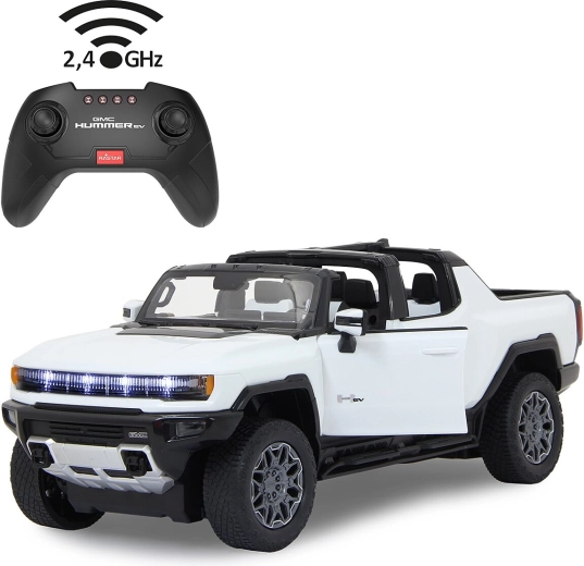 RC automobilis JAMARA GMC Hummer EV 1:16, balts