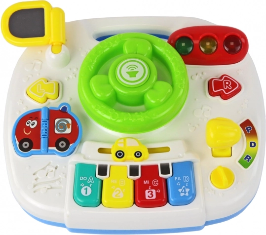 Steering wheel for playing driver