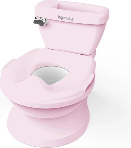 Ingenuity My Size Children's Toilet with Sound, Pink