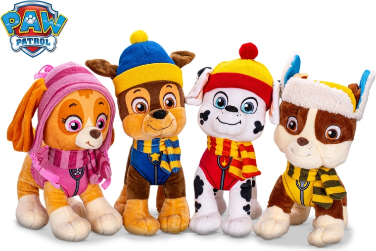 Plīša rotaļlieta Paw Patrol ziemas izdevums 27 cm