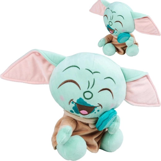 Disney Star Wars plīša rotaļlieta Grogu ar makarūnu 25 cm
