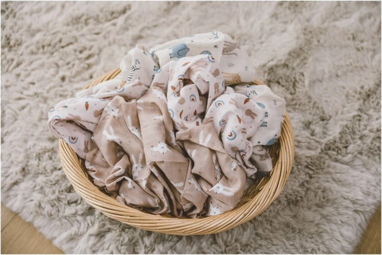 Cute safari motifs in neutral tones