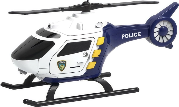 Policijas helikopters ar gaismas un skaņas efektiem 16,5 cm