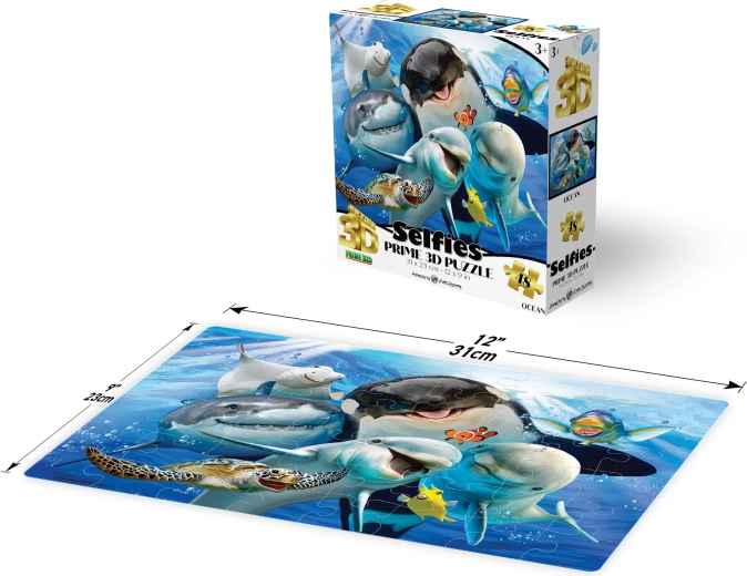 Prime 3D puzle Pašbilde okeānā (48 detaļas)
