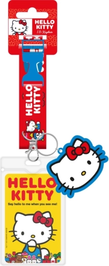 Hello Kitty kakla aukla ar piekariņu un ID maciņu