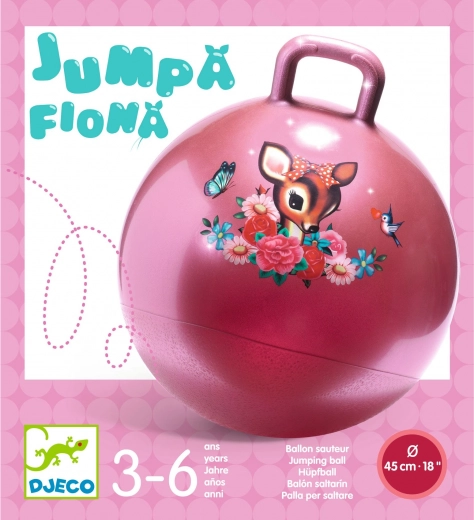 DJECO Jumpa Fiona bērnu lēkājamā bumba