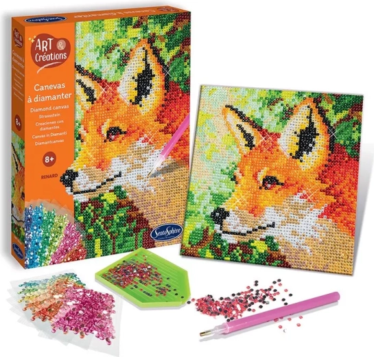 Sentosphere diamond painting canvas fox