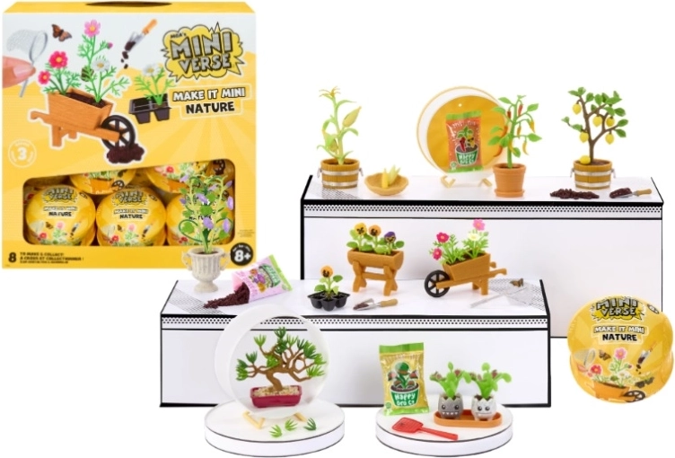 MGA Miniverse Make It Mini Nature sērija 3 pārsteigums bumbā