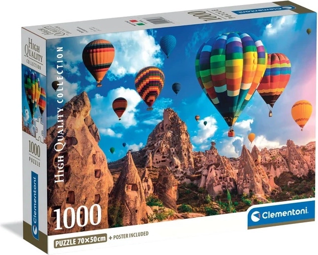 1000-Piece Puzzle: Balloons over Cappadocia