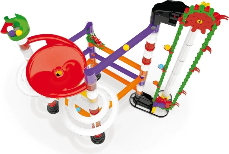 Lift for continuous marble runs