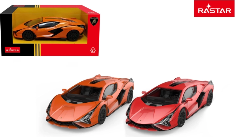 Metāla auto Lamborghini Sián 1:43 Rastar oranžs – 1 gab.