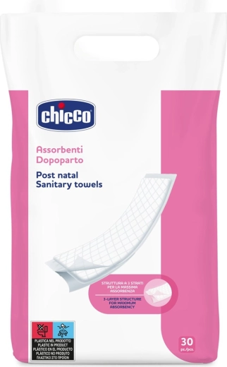 Chicco postpartum pads 30 pcs