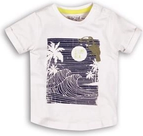 Dirkje kids’ short-sleeve T-shirt Tropical Toucan Do It – white