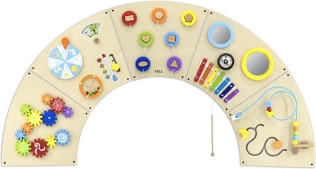 Viga Montessori sienas manipulāciju tabule – sensorais loks
