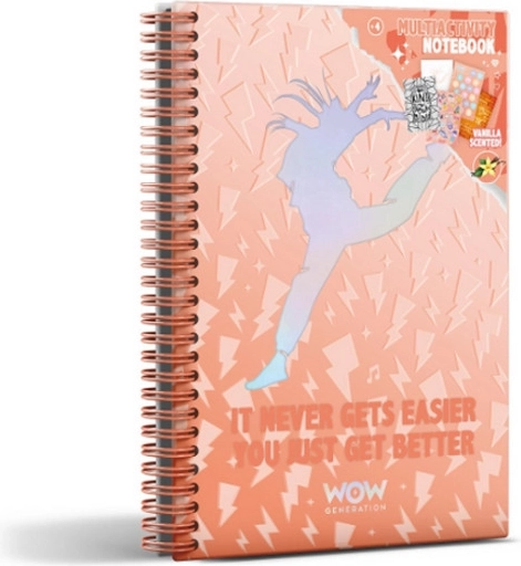 WOW Generation scented A5 notebook ballerina with stickers