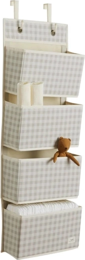3 Sprouts piekarināms organizators recycled gringham beige
