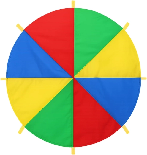 Bright rainbow colors for maximum attention