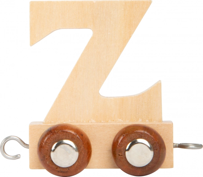 Wooden Alphabet Wagon Z for SMALL FOOT Train Set