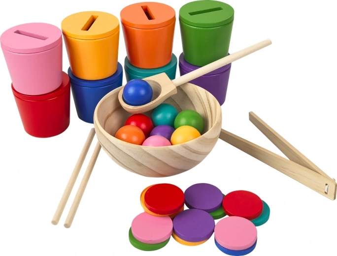 Krāsu šķirošana un sīko motorikas prasmju attīstība