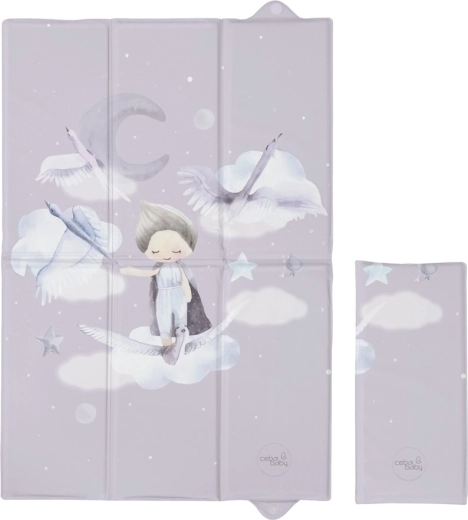 Ceba Baby ceļojumu pārtinamais paliktnis Basic Wild Swans 60 × 40 cm