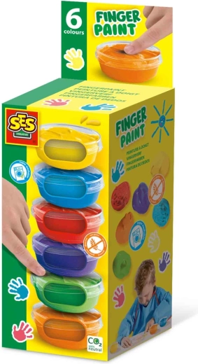 SES Creative Finger Paints in Small Pots