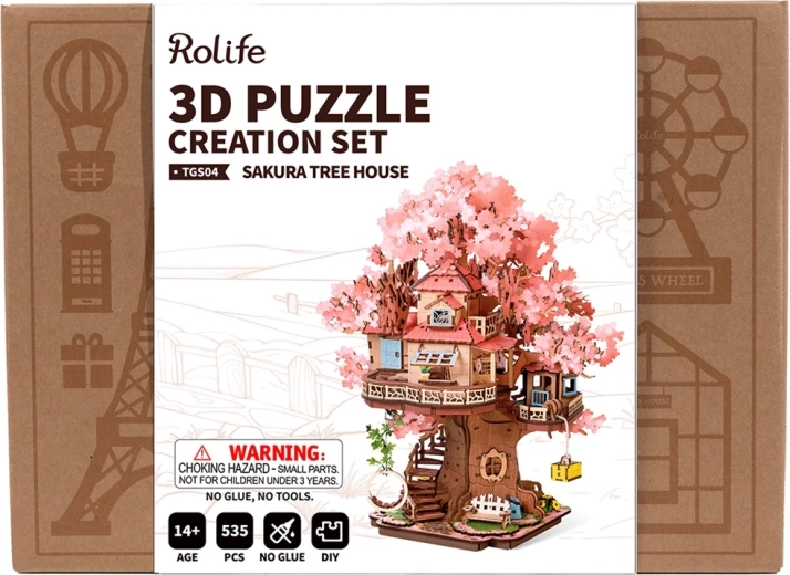 Glue-free DIY set – 535 pieces for advanced builders