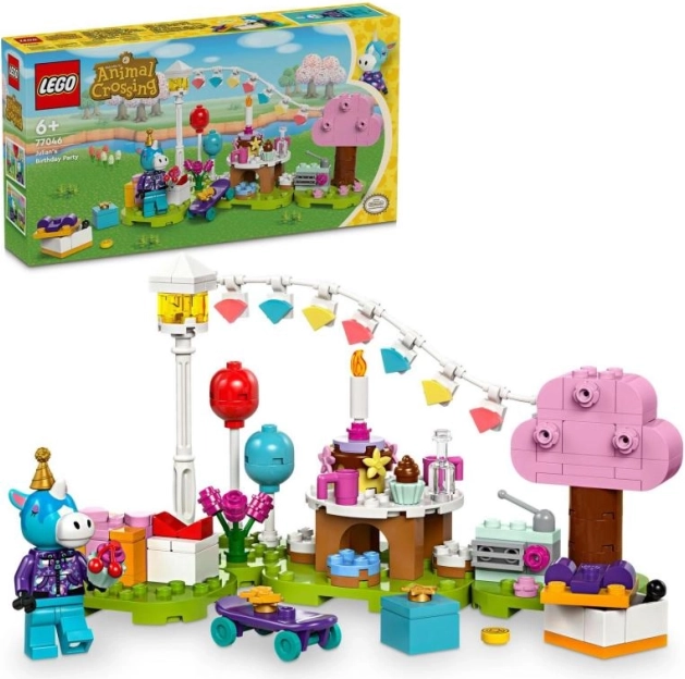 LEGO® Animal Crossing™ 77046 Džulians un dzimšanas dienas svinības