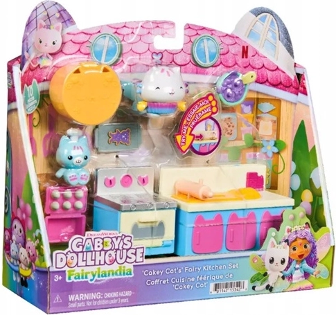 Spin Master Gabby’s Dollhouse burvju virtuvei un vannasistabai