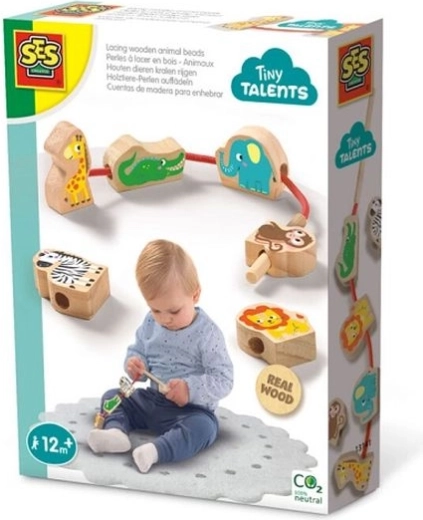 SES Creative Tiny Talents koka šņorējamie dzīvnieciņi