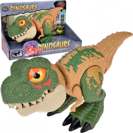 Kustīgais dinozaurs Tyrannosaurus Rex ar skaņas un gaismas efektiem