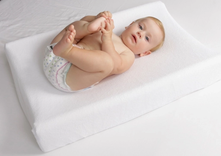 Babymatex terry changing mat cover – white