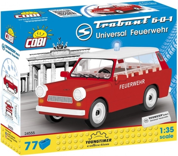 COBI Trabant 601 Universal ugunsdzēsēji 1:35 (77 klucīši)