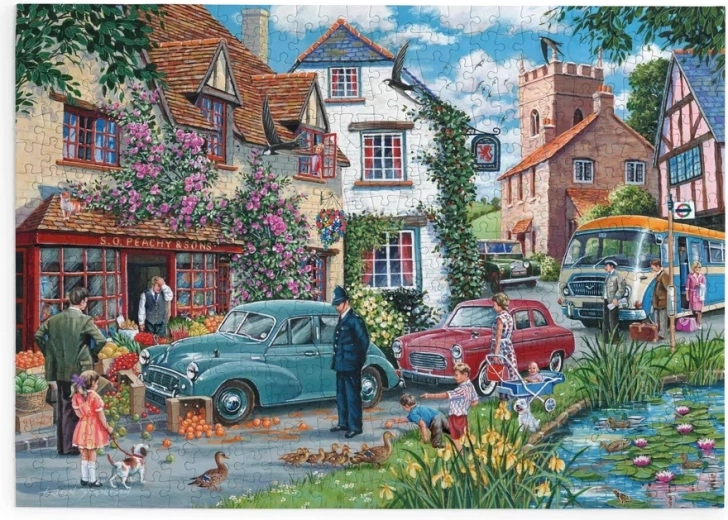 House of Puzzles puzle Sastrēgums, 500 lieli gabaliņi
