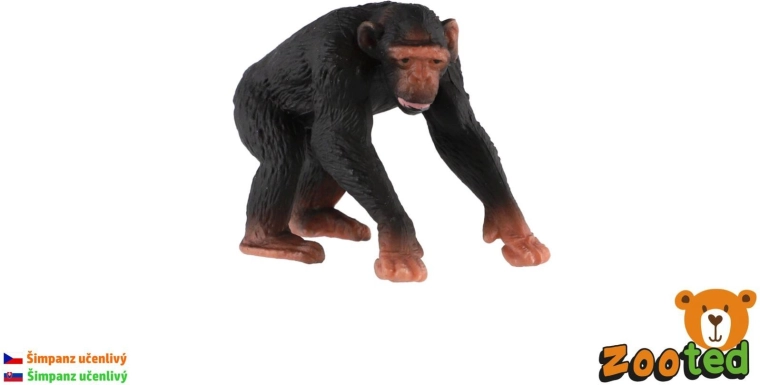 Common chimpanzee figurine, 7 cm