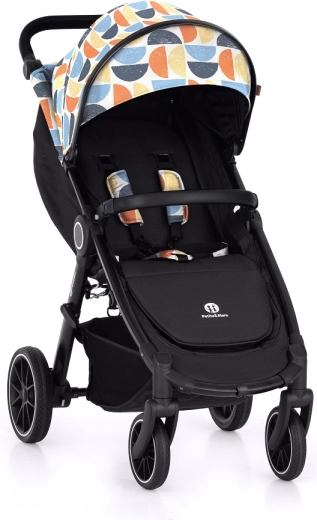 Petite&Mars sporta ratiņi Street+ RWS black limited retro