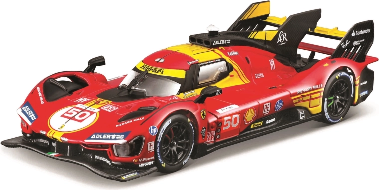 Bburago Ferrari 499P 1:43 24h Le Mans 2024 hardcase iepakojumā