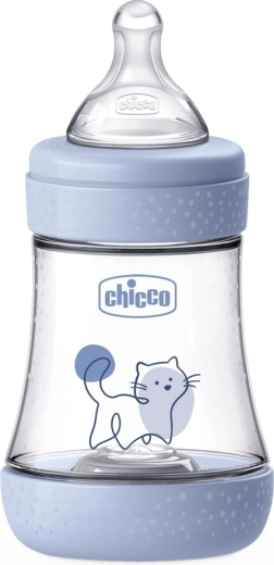 Chicco pretkoliku zīdaiņu pudelīte Perfect5 150 ml, zēnam, lēna plūsma 0m+
