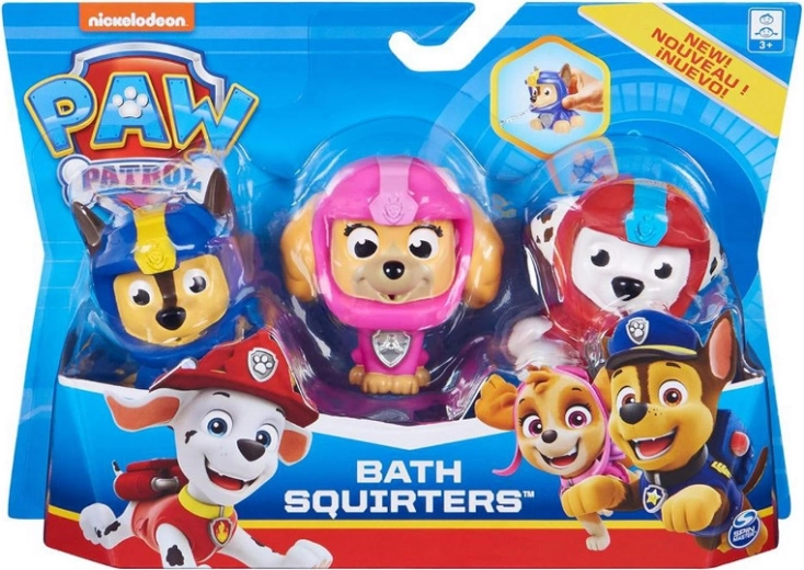 Paw Patrol – 3 peldlietu rotaļlietu komplekts