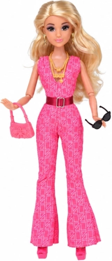 Striking pink outfit